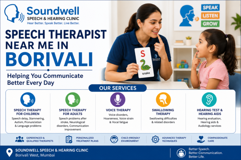Speech Therapist Near Me in Borivali – Soundwell Clinic