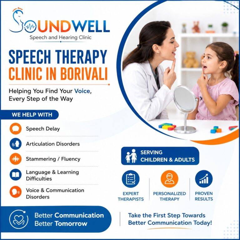Speech Therapy Services in Borivali – Soundwell Clinic